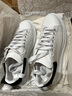 亞歷山大麥昆（Alexander McQueen）雙十一經(jīng)典女款小白鞋文詠珊同款休閑運動(dòng)板鞋小牛皮單鞋節日禮物 黑尾【現貨】(偏大，建議小半碼) 36 曬單實(shí)拍圖
