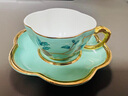 Gao Chun Ceramics高淳陶瓷宴會(huì)骨瓷小金枝茶具單杯碟茶杯單配茶杯中式琺瑯彩杯碟禮 盛世如意青花小金枝單杯單碟 曬單實(shí)拍圖