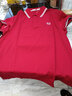 金利來(lái)GY男士冰感polo衫夏季珠地棉翻領(lǐng)短袖t恤 TSF0419-LA125  紅色 L 曬單實(shí)拍圖