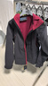 KLATTERMUSEN攀山鼠10640菲爾納男女款軟殼夾克-Jolner Jacket 【紅邊限定】男/961/Raven渡鴉黑 L 曬單實(shí)拍圖