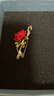 Royal sasa皇家莎莎玫瑰火烈鳥(niǎo)胸針領(lǐng)針配飾胸花女西裝大衣防走光毛衣領(lǐng)別針 曬單實(shí)拍圖