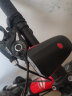 自行车尾灯充电夜骑公路车创意山地车配件骑行装备 电池款(颜色随机)不可充电不防水 实拍图