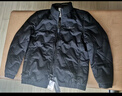 SHANSHAN【石墨烯】羽絨服男秋冬鴨絨加厚保暖短款羽絨夾克休閑立領(lǐng)外套男 黑色 XL 曬單實(shí)拍圖