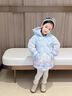 G.duck小黃鴨女寶寶棉衣冬裝兒童加絨外套2三4到5五6七歲女童愛(ài)莎棉服潮 粉色 120 cm 曬單實(shí)拍圖