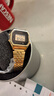 卡西歐（CASIO） 卡西歐小金表 潮搭復古小方表手表女男多功能嘻哈表 LA680WGA-1D 曬單實(shí)拍圖