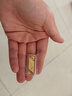 百德金黃金金條足金999幸福金條理財投資金豆禮物金幣金章黃金片 吉祥如意5克 曬單實(shí)拍圖
