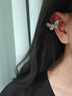 伊燦超閃水鉆蝴蝶無(wú)耳洞耳夾女獨特氣質(zhì)小眾高級感耳飾2025新款耳骨夾 水鉆蝴蝶耳夾一對裝 曬單實(shí)拍圖