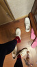 千百度2025春秋新款透氣休閑小白鞋女厚底增高百搭時(shí)尚休閑板鞋運動(dòng)女鞋 白色 37 曬單實(shí)拍圖