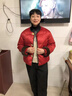 恰凡（QIAFAN）本命年紅色過(guò)年衣服媽媽冬裝羽絨棉服中老年女新中式國風(fēng)棉襖外套 紅色 L 曬單實(shí)拍圖