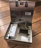 施耐德電氣地插座隱藏式地面插座 不銹鋼嵌入式五孔地插 (帶底盒） 曬單實(shí)拍圖