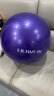 杜威克瑜伽球加厚防滑弹力成人健身球专业平衡核心训练 紫色55cm 实拍图