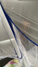 艾薇 学生蚊帐宿舍 蒙古包蚊帐 单开门 1.2米 深蓝色【免安装 上下铺通用】 实拍图
