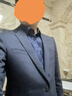 雅戈爾（YOUNGOR）套西上衣男03F1款兩粒單排扣外套標準版商務(wù)西服羊毛混紡商場(chǎng)同款 藏青 M 170/92A 曬單實(shí)拍圖
