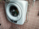 海尔（Haier）壁挂洗衣机 洗衣机小型 内衣裤洗衣机 婴儿儿童挂壁式洗衣机 3公斤 高温除菌螨 节能省水EGM30707 实拍图