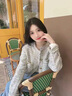 CTOX法式小香風(fēng)外套女秋冬季新款小個(gè)子氣質(zhì)名媛感開衫粗花呢上衣 主圖色 M 建議100-115斤 曬單實(shí)拍圖