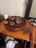 瑯庭琊坊 德國電木茶盤家用大小號茶海圓形泡茶托盤高檔現(xiàn)代功夫茶托盤 長50cm寬50cm高5cm 曬單實拍圖