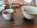 京東京造 茶具整套 功夫茶具套裝帶茶盤茶壺茶杯 天青汝窯西施壺 16件 曬單實(shí)拍圖