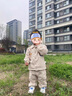 G.DUCKKIDS嬰兒衣服春秋裝韓版燈芯絨小熊外套5三件套6七8九個(gè)月男寶寶套裝 藍(lán)色三件套 73 cm 曬單實(shí)拍圖