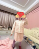 巴拉巴拉女童短裙套裝小香風(fēng)兩件套秋冬童裝 曬單實(shí)拍圖
