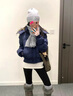 棉致大毛領(lǐng)連帽棉服女冬季新款小個(gè)子加厚顯瘦保暖棉衣外套羽棉襖絨服 鳳501藏青色【高品質(zhì)】 M 105-120斤 曬單實(shí)拍圖