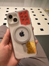 酷盟 適用蘋果14手機(jī)殼iphone14promax磁吸支架手機(jī)殼磨砂鏡頭全包氣囊防摔超薄透明保護(hù)套 蘋果14【全透明】N52磁吸+鈦合金支架 曬單實(shí)拍圖