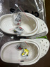 卡駱馳（crocs）洞洞鞋男鞋女鞋 2025夏季新款貝雅卡駱馳戶外運動透氣沙灘涼拖鞋 貝雅基礎款/白色/主推/偏大一碼 37 -38 M5W7/內(nèi)長23cm 曬單實拍圖