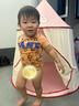 卡優(yōu)比兒童帳篷室內(nèi)印第安小動物家用寶寶公主小房子男女孩玩具游戲屋 粉小兔+棉墊+收納包 曬單實拍圖