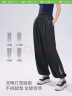 蕉下（beneunder）防曬褲女士冰絲涼感燈籠褲夏季新款寬松時尚運動AL20924 漫暮黑 L 曬單實拍圖