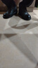 老人頭（LAORENTOU）皮鞋男鞋商務(wù)休閑大頭皮鞋高檔布洛克品牌正裝鞋 LA11366 黑 43 曬單實拍圖
