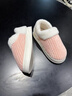 紅豆孕婦月子鞋秋冬季包跟9月10月份產(chǎn)后防滑室內家居毛絨棉拖鞋春秋 粉色 36-37 適合35-36（內長(cháng)230mm） 曬單實(shí)拍圖