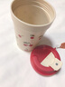 沃德百惠（WORTHBUY）簡(jiǎn)約隨手杯女生辦公室高顏值便攜運動(dòng)水杯子高顏值咖啡杯帶蓋水杯 櫻桃杯 400ml 1個(gè) 曬單實(shí)拍圖