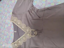 莫代爾 夏季蕾絲花邊睡衣女2025純欲風(fēng)甜美睡裙時(shí)尚家居服 301豆沙裙 XL 【115-130斤】 曬單實(shí)拍圖