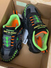 Skechers斯凱奇男童鞋閃燈鞋小怪獸系列秋季卡通潮款兒童運動(dòng)鞋400112L 綠電龍 31 曬單實(shí)拍圖