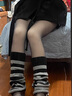 良人訪(fǎng)水光襪光腿神器女士外穿裸感高腰黑透膚打底褲女收腹提臀加絨加厚 厚絨踩腳0-25℃80-150斤內 1條 曬單實(shí)拍圖