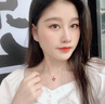 施蔻輕奢紅瑪瑙四葉草項(xiàng)鏈女士時(shí)尚鉆石吊墜生日禮物送女友老婆紀(jì)念日 紅瑪瑙鉆石四葉草項(xiàng)鏈+高檔禮盒 曬單實(shí)拍圖