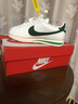 耐克（NIKE）女子 CORTEZ 輕便阿甘鞋休閑鞋 DN1791-101帆白/綠-黑 36 曬單實(shí)拍圖