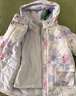 巴拉巴拉童裝女童棉服兩件套秋冬裝兒童寶寶防水印花連帽外套精致潮流戶(hù)外 紫色調00377 110 曬單實(shí)拍圖