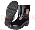 回力雨鞋男短筒水鞋加絨棉保暖雨靴廚房耐磨防滑工地勞保洗車(chē)膠鞋 588【固定絨】標準碼 43 曬單實(shí)拍圖