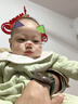 婧麒（JOYNCLEON）嬰兒衣服秋冬連體衣純棉新生兒季男女寶寶夾棉保暖對開(kāi)哈衣服爬服 中開(kāi)星月蒼綠 73cm 【6-9個(gè)月，體重7.2-9kg】 曬單實(shí)拍圖