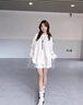 蘇雨薇學(xué)院風(fēng)白色設計感軟糯套頭毛衣女秋冬慵懶風(fēng)寬松巨好看的針織上衣 白杏色【關(guān)注店鋪-送運費險】 S （80-95斤） 曬單實(shí)拍圖
