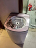 駱駝大容量脫水機家用甩干機烘干機甩干桶不銹鋼內筒學(xué)生宿舍可甩鞋子 大桶紫色（玻璃鋼蓋+不銹鋼內筒） 18L 曬單實(shí)拍圖