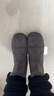 Pansy盼喜日本保暖短靴女鞋冬季加厚輕便舒適棉鞋4182 灰色 40 曬單實(shí)拍圖