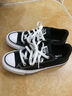Converse匡威兒童鞋男女童大童低幫經(jīng)典加厚帆布鞋新品鞋A06408C 黑 36 【建議腳長(zhǎng)22cm】 曬單實(shí)拍圖