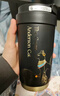 水杯保溫杯高檔高端水杯咖啡杯隨行杯男士杯子送男生高級生日禮物 黑銀經(jīng)典款500ml 曬單實(shí)拍圖
