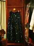 PORTS寶姿商場(chǎng)同款新品女裝優(yōu)雅雪紡不對(duì)稱(chēng)拼接半裙 丈青 XS (2) 曬單實(shí)拍圖