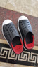 Skechers斯凱奇童鞋男童夏季透氣一腳套網(wǎng)速休閑涼鞋洞洞鞋91995L 曬單實(shí)拍圖