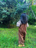 A 21 FUNB韓版嬰兒衣服春秋套裝女寶寶洋派碎花上衣抱嬰袋褲兩件套嬰幼兒爬 碎花上衣+抱嬰袋褲 100 cm 24-36月約25-30斤 曬單實拍圖