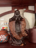 漁者讀木 黑檀木雕刻彌勒佛笑佛實(shí)木家居客廳玄關(guān)裝飾擺放佛教寓意送禮品 手工精雕恭喜佛:高20CM 曬單實(shí)拍圖