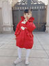 G.DUCKKIDS女童羽絨服中長(cháng)款2025新款兒童拜年服冬裝外套加厚女寶寶冬季衣服 圖片色 90 cm 建議1~2歲【 80-90cm】 曬單實(shí)拍圖