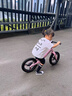 酷騎兒童平衡車(chē)1-6歲寶寶滑步車(chē)12寸輕便車(chē)身免安裝初學(xué)者S2櫻霞粉 曬單實(shí)拍圖